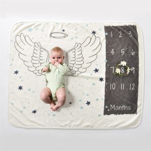 Doux nouveau-né Wrap mousseline bambou Swaddle lit couverture couche bébé photographie accessoire 210309