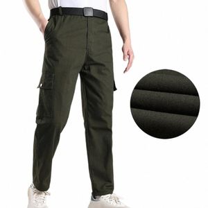 Zachte broek Comfortabele, stijlvolle rechte herenbroek met meerdere zakken Ademende, zachte, duurzame broek voor vrijetijdskleding Heren o6ve #