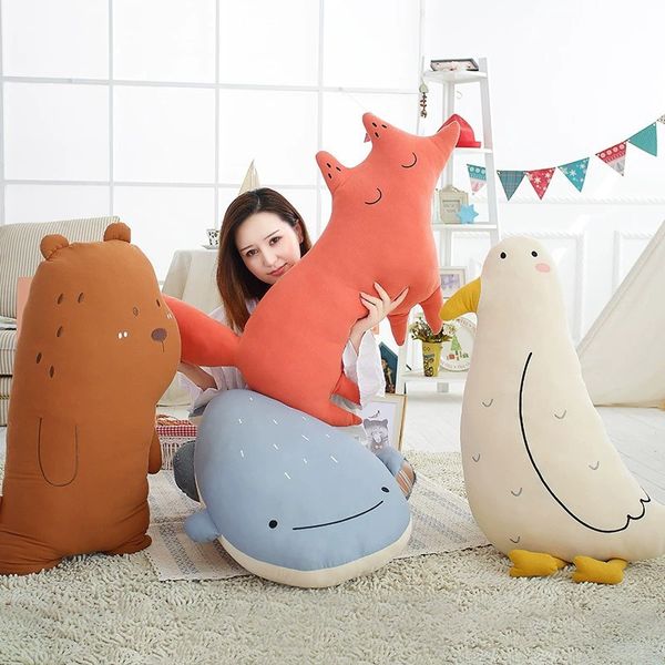 Almohada suave, almohada para niños, ballena marina, cojín para el hogar, juguete de peluche, muñeca Boutique