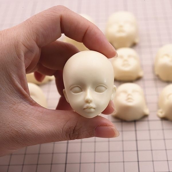 Poterie douce Q version silicone visage moule ultraléger argile fondant doux bjd SD bébé 240113