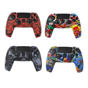 Zachte beschermende afdekking Siliconen Case Skin voor PlayStation 5 PS5 Controller Gamepad Protector DHL FEDEX Gratis verzending