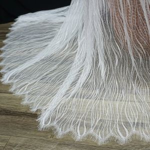 Soft Kwaliteit Lady ondergoed Kleding Diy naaien kant mooie wimper chantilly kant voor trouwjurk 1.5*3 meter Home Decor Lace