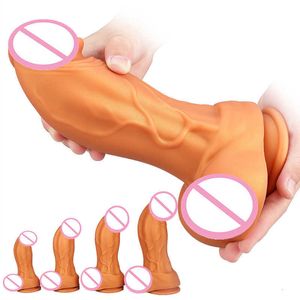 Soft Realistic Huge Penis Cheap Small Anal Dildo Silicone Suction Cup Thick Dick Butt Plug Sex Toys Men Women Gay Strapon Cock