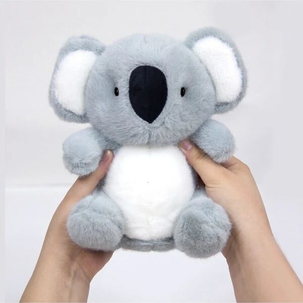 Soft réaliste koala en peluche jouet hugmable peluts poupées de Noël silhouette signe mignon cadeaux pour gamin cadeau d'anniversaire de Noël 240509