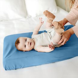 Cubierta de almohadilla de pañales reutilizables suaves de las láminas de almohadilla de pañales transpirable cubierta de color sólido accesorio de enfermería para bebés
