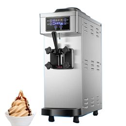 Gelato électrique de machine de crème glacée molle de service faisant la machine un distributeur automatique de crème glacée de Sundae de saveurs