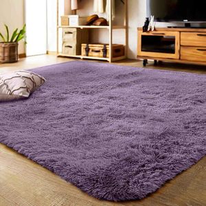 Tapis Shaggy doux pour salon maison européenne tapis de sol en peluche chaud tapis moelleux enfants tapis en fausse fourrure 210626