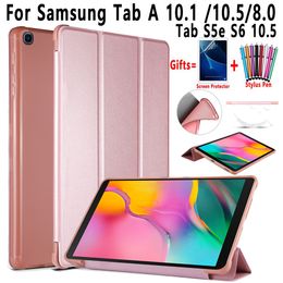 Estuche suave a prueba de golpes para Samsung Galaxy Tab S5e 10.5 S6 A 8.0 10.1 2019 A6 2016 10.5 2018 T720 T860 T510 T580 P200
