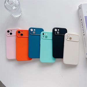 Coque en silicone souple pour iphone, compatible modèles 15, 14, 13, 12, 11 Pro max, XS Max, X, XR, antichoc, couleurs acidulées, coque arrière en TPU, prix d'usine