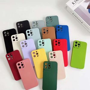 Zachte Siliconen Gevallen Voor iPhone 15 14 11 12 13 Pro Max Mini X XR XS 7 8 Plus SE camera Bescherming Cover