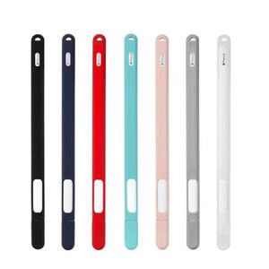 Zachte siliconen voor Apple Potlood 2e Generation Case voor iPad Potlood 2 Cap Tip Cover Houder Tablet Touch Pen Stylus Pouch Mouw
