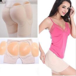 Coussinets et boxeurs en silicone souple faux fesses pour travesti rehausseur de hanche transexuelle cosplay artificiel latex shapewear S femme 243p