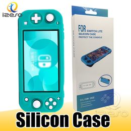 Zachte Siliconen Shell Cover voor Nintend Switch Lite Antislip Ultra Dunne Beschermende Game Console Case voor Switch Lite NS met retailverpakkingen