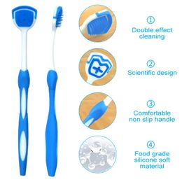 Brosse à langue en Silicone souple, nettoyage en profondeur, revêtement de langue, nettoyeur de langue, grattoir dentaire, haleine fraîche, soins bucco-dentaires