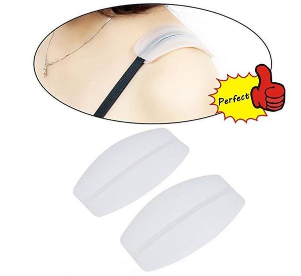 Sous-vêtements en silicone souple accessoires intimes coussin de poitrine soutien-gorge sangle coussins support anti-dérapant lingerie épaulettes