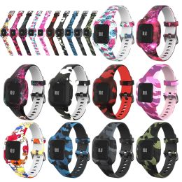 Soft Silicone Watch Band pour Garmin Fit Jr 3 STAPS BRACELET BRACELET STRAP POUR GARMIN VIVOFIT JR3 REMPLACE