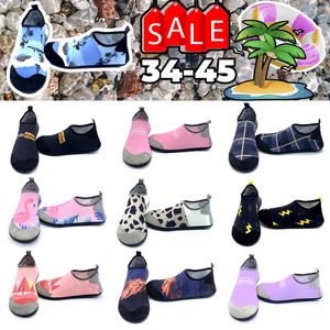 Suela blanda Antideslizante Aqua Unisex Secado rápido Surfear al aire libre Zapatos de agua de malla transpirable Zapatillas de playa Calcetines de buceo Natación antideslizante Esnórquel informal Rastreo de ríos