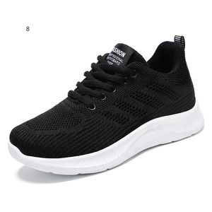 Chaussures de course de sport souples avec femmes respirantes noir blanc femme 08619