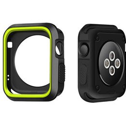 Zachte TPU-zaak voor Apple Horloge 44mm 40mm 38mm 42mm Cover Shell Perfect Bumper voor Apple Iwatch-serie 4/3/2/1 Frame