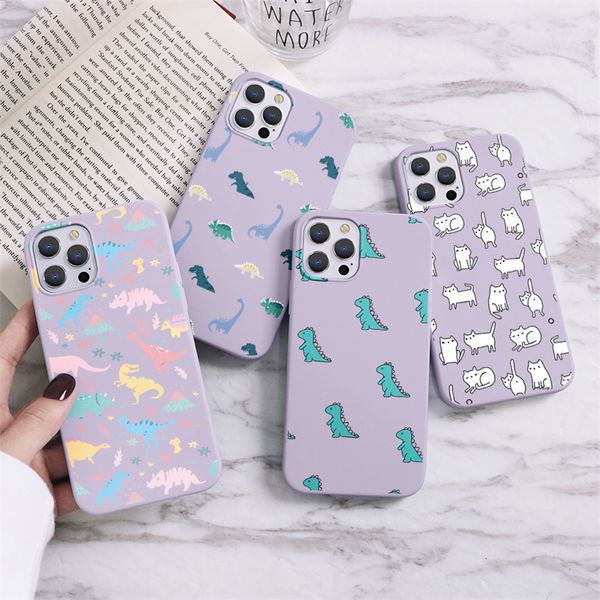 Coque souple en TPU pour Xiaomi, compatible modèles Mi 11 Lite Ultra, 11i, 8, A2, CC9e, Poco M3, Redmi Note 10S, 9A, 9, 10, K40 Pro Max, 9T, dessin animé, Animal, Funda