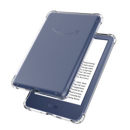 Zachte TPU Clear Case Beschermende achteromslag voor Amazon Kindle Fire HD8 HD10 Paperwhite 3 5 Oasis Scribe Fire7 Tablet PC met Bubble Airbag Druppel Bescherming Schokbestendig