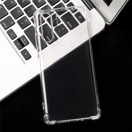 Zachte TPU Clear Phone Cases voor Huawei P20 Lite P30 P40 P50 Pro Nieuwe editie Schokbestendige beschermingsomslag