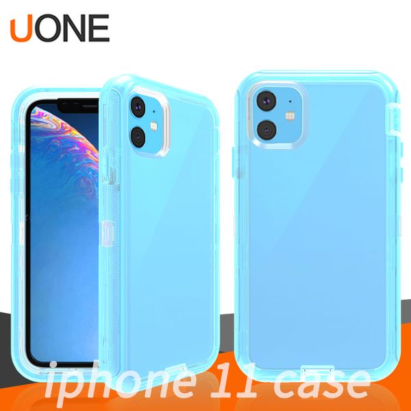 Coque de téléphone en silicone transparente antichoc antichoc pour iPhone 11 Pro X XS XR XS Max 8 7 6 6S Plus Couverture arrière de protection en TPU transparent