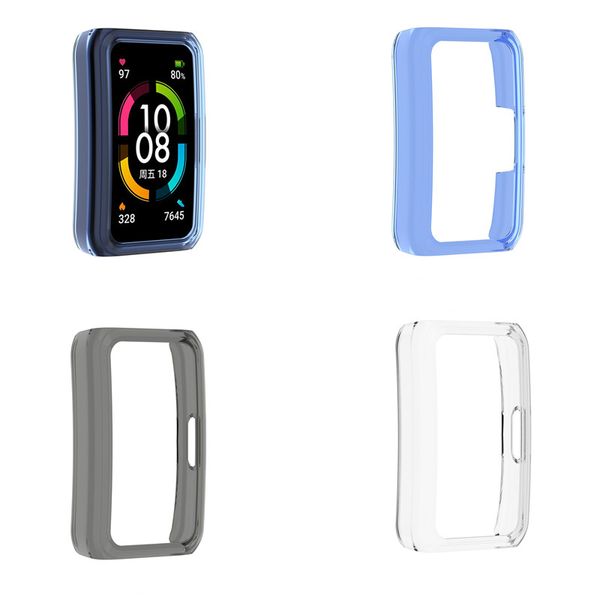 Étui de protection en TPU souple pour Huawei Honor Band 6, cadre de coque de montre pour Honor Band 6, accessoire de Film de protection pare-chocs