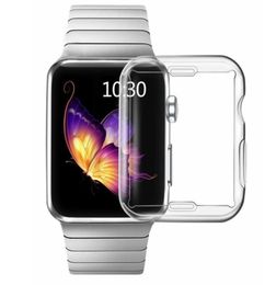 Étui souple Transparent en TPU pour Apple Watch, 41mm 45mm 38mm 42mm 40mm 44mm, étui de protection Transparent pour iWatch série 2 3 4 5 6 76990997