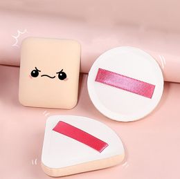 Zachte driehoekige marshmallow make -up puff nat en droog dual gebruik luchtkussen puffs Professional Women Foundation make -up spons