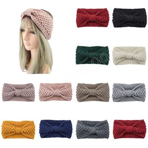 Bandeau en velours doux pour femmes, Turban doublé en peluche, Double torsion, bandeaux tricotés au Crochet, accessoires pour cheveux