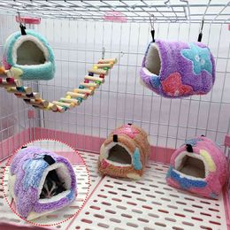 Fournitures de lit chaud doux petit animal de compagnie maison cochon/rat/hérisson écureuil Animal Hamster nid accessoires
