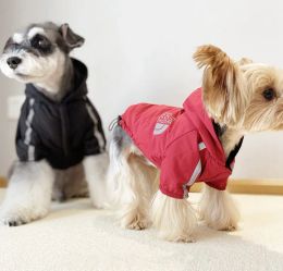 Zachte warme designer hondenjas met capuchon Designer hondenkleding Doggy Face Sweater Winterjas voor huisdieren Koud weer kleding voor Franse Bulldog