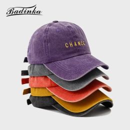 Softbol 2024 Nuevo cabello malo Día lavada Gapa de béisbol negro Hombre Snapback Snapback Hombre Vintage Dad Hats For Men Mujeres Gorras Hombre