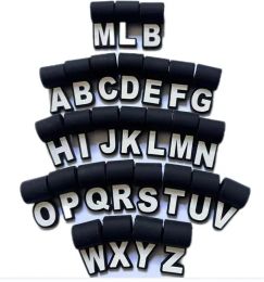 Collier de baseball de softball accessoires en caoutchouc pendentif en silicone nombres croisés numérique Numéro numérique Pendant ZZ