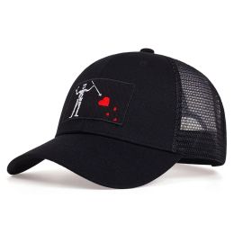 Softball Navy Seal Team Pirate Trident Tactical Mesh Baseball Cap Broidery Logo High Quality Cotton Men Women Hat