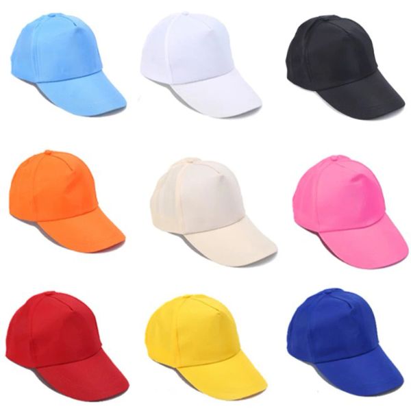 Softball Nouveaux hommes solides femmes Femme Summer Baseball Cap Unisexe Thin Breathable Sport Pure Color Snapback Hat Sun Block Bone Gorras Casquette