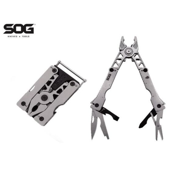 Sog Sync II-cinturón multiherramienta EDC, dispositivos tácticos de supervivencia para exteriores, alicates, cuchillo, abridor de botellas, destornillador, llave, tijeras, 3259066