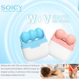 SOICY Gezicht Roller Cool S30 Ice Roller Massager Huid Lifting Tool Face Lift Massage Anti-rimpels Pijnbestrijding gezicht Huidverzorging Gereedschap