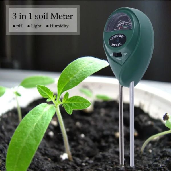 Testeur d'humidité du sol Détecteur de compteur d'humidimétre pour les plantes de jardin Fleurs Mesure d'humidité outils de jardin Droplettes d'eau Forme