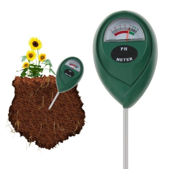 Medidor de PH del suelo Medidor de humedad del suelo Probador de PH para plantas Cultivos Flores Vegetales Instrumento de medición de calidad sólida SN1068