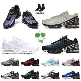 Nike Air Max TUNED Tn 3 Tn Plus 3 Off White Top Qualité Femmes Hommes Chaussures De Course OG Noir Fantôme Vert Gris Rouge Sports De Plein Air Baskets Baskets