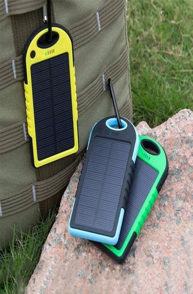 Panneau portable Solar 12000mah Power Bank Double LED de chargement de chargeur de chargement de batterie USB pour iPhone5 6 7 8 X7559351