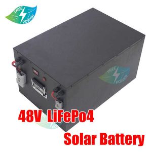 Solar 48V 200AH 120AH LIFEPO4 -batterij met BMS -uithoudingsvermogen voor 12 kW camperhome zonnestelsel BOOT RV+Lader