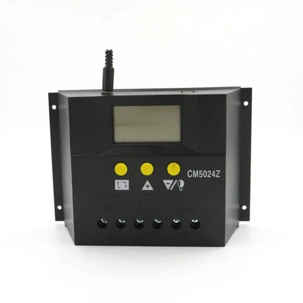Controlador de carga solar 50A Pwm Cargador solar Regulador de batería Controlador de carga solar 12V / 24V Sistema de identificación automática