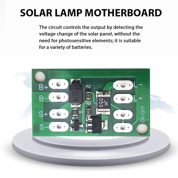 Cartes de chargeur de batterie solaire Contrôle de chargement de la carte mère Interrupteur d'éclairage de rue Lithium Battery Charging Module