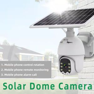 Caméra solaire d'extérieur 1080P, projecteur pour système de sécurité domestique intelligent avec Vision nocturne, détection de mouvement AI