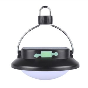 Lanternes de Camping Solaires Tente Camping Lampe Suspendue 200LM 12LED 3 Mode Énergie Solaire USB Charge Chargeur de Téléphone avec Batterie Rechargeable