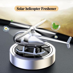 Luchtverfrisser op zonne-energie Helikoptergeur Auto-aromabenodigdheden Interieuraccessoires Propeller Roterende parfumverspreider