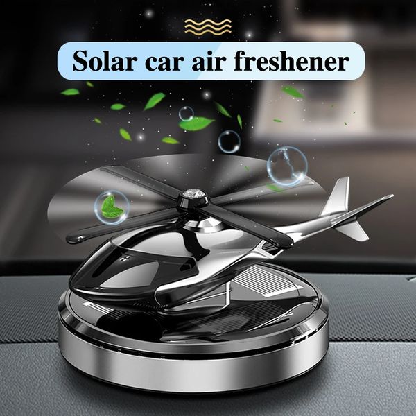 Solar Car Air Faiilles d'hélicoptère Propice Proprio Fragrance Accessoires intérieurs Décoroménage Ferme